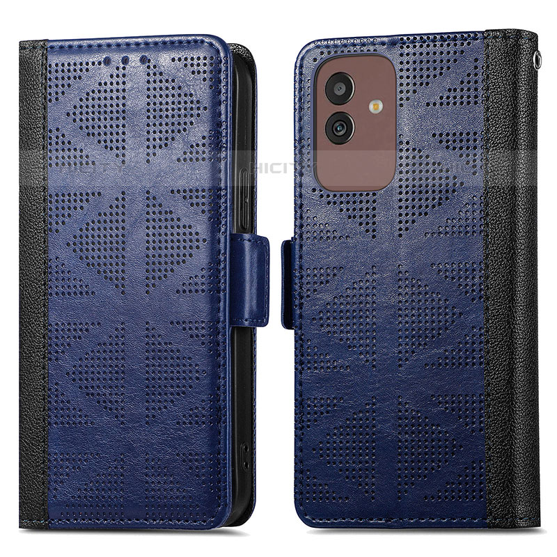 Custodia Portafoglio In Pelle Cover con Supporto S03D per Samsung Galaxy M13 5G