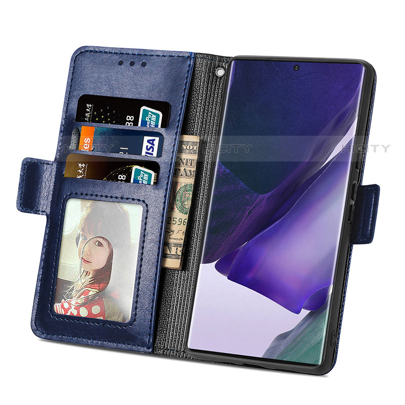 Custodia Portafoglio In Pelle Cover con Supporto S03D per Samsung Galaxy S23 Ultra 5G