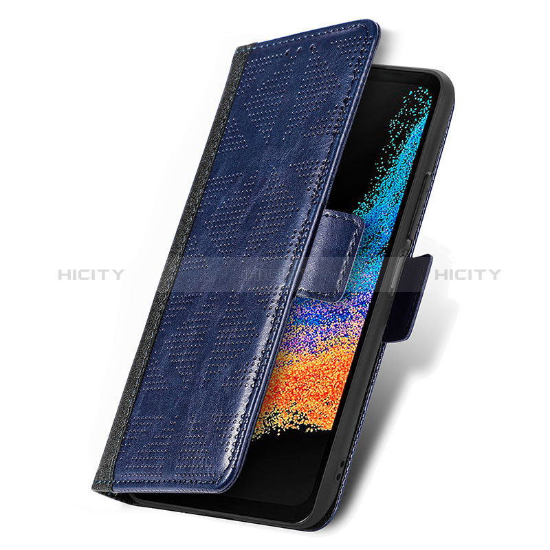 Custodia Portafoglio In Pelle Cover con Supporto S03D per Samsung Galaxy XCover 6 Pro 5G