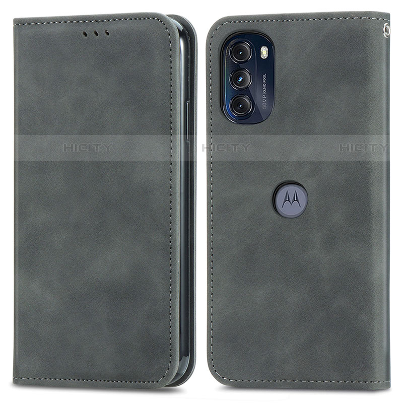 Custodia Portafoglio In Pelle Cover con Supporto S04D per Motorola Moto G 5G (2022)