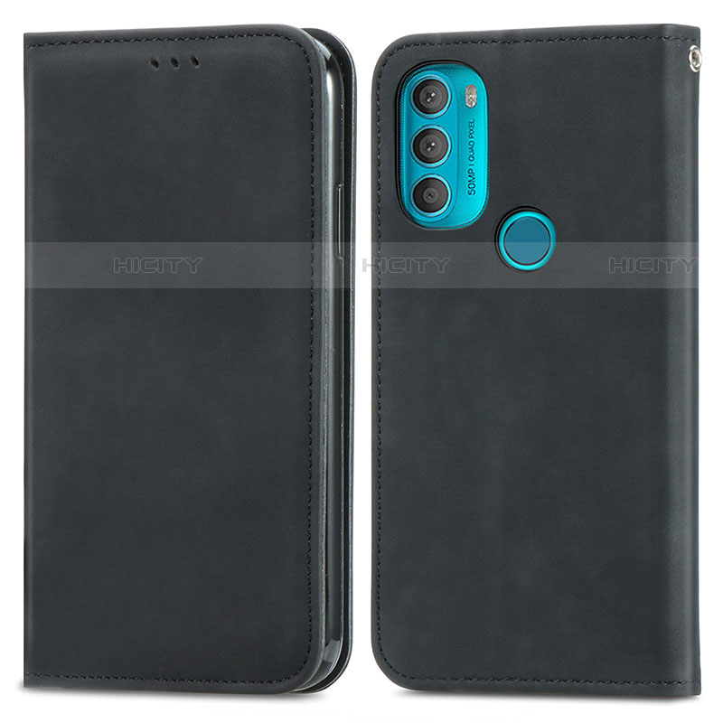 Custodia Portafoglio In Pelle Cover con Supporto S04D per Motorola Moto G71 5G