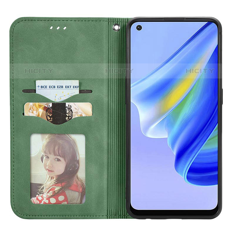 Custodia Portafoglio In Pelle Cover con Supporto S04D per Oppo A74 4G