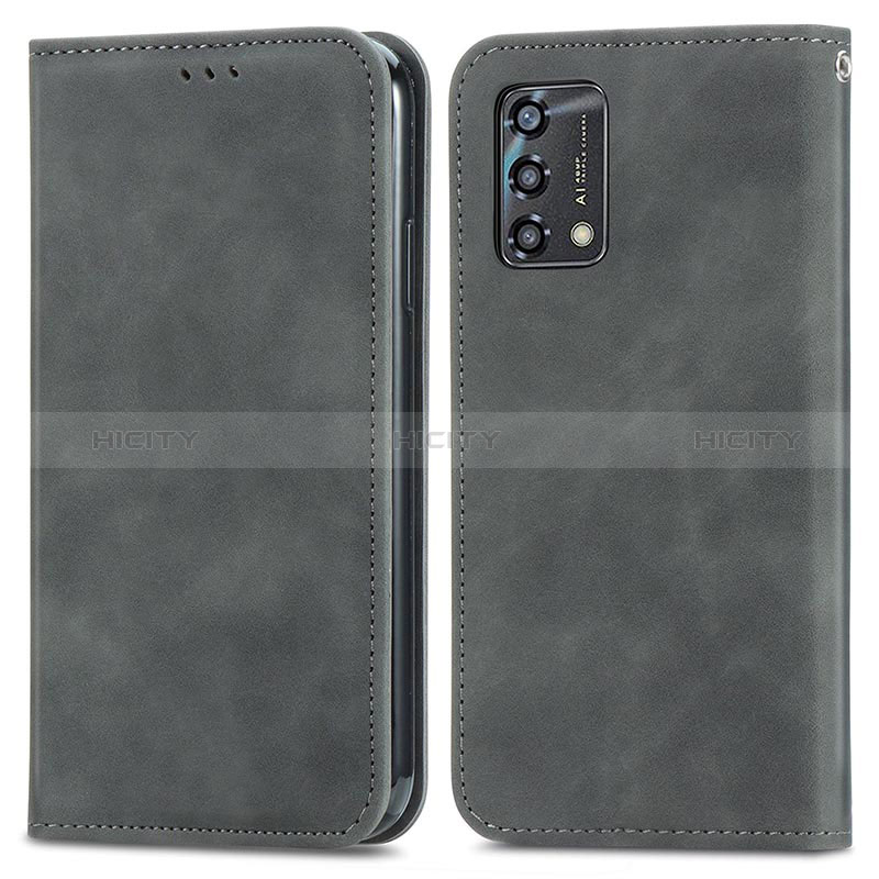 Custodia Portafoglio In Pelle Cover con Supporto S04D per Oppo F19s