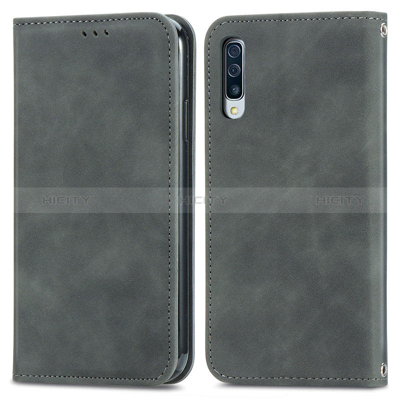 Custodia Portafoglio In Pelle Cover con Supporto S04D per Samsung Galaxy A50