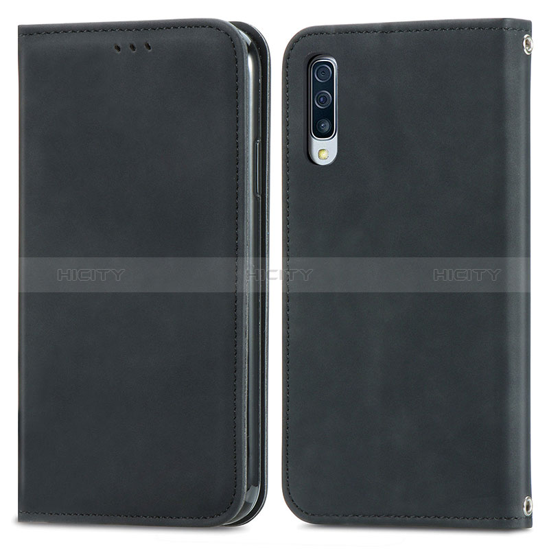 Custodia Portafoglio In Pelle Cover con Supporto S04D per Samsung Galaxy A50S