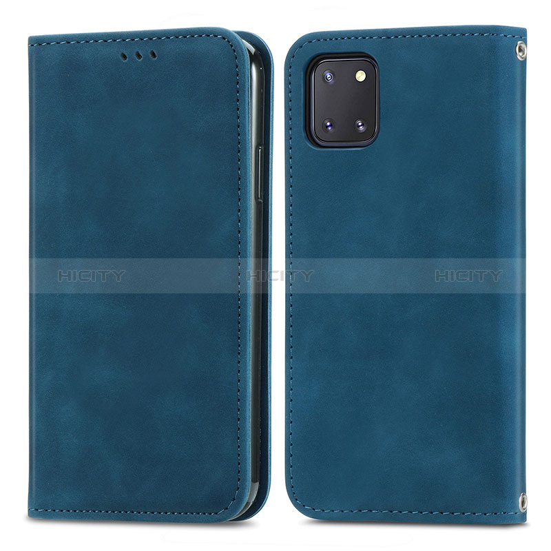 Custodia Portafoglio In Pelle Cover con Supporto S04D per Samsung Galaxy A81