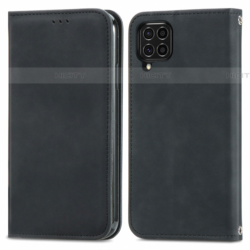 Custodia Portafoglio In Pelle Cover con Supporto S04D per Samsung Galaxy F62 5G