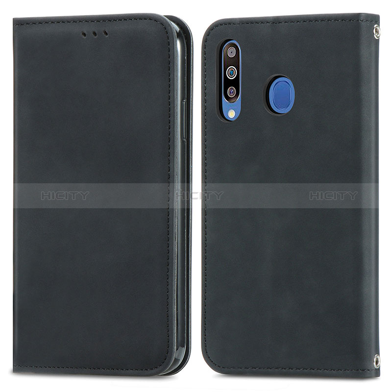 Custodia Portafoglio In Pelle Cover con Supporto S04D per Samsung Galaxy M30