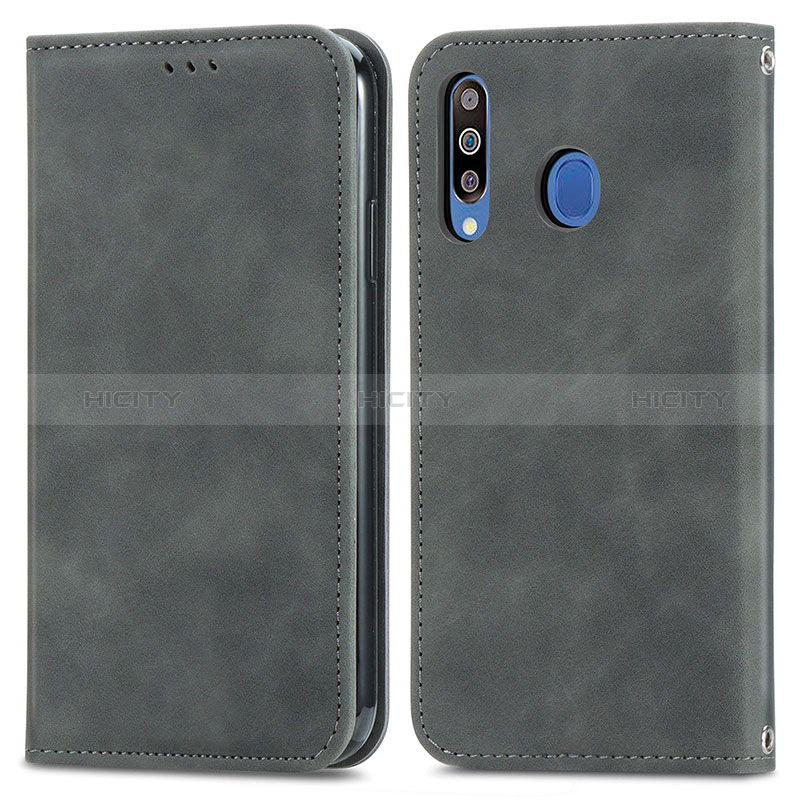 Custodia Portafoglio In Pelle Cover con Supporto S04D per Samsung Galaxy M30