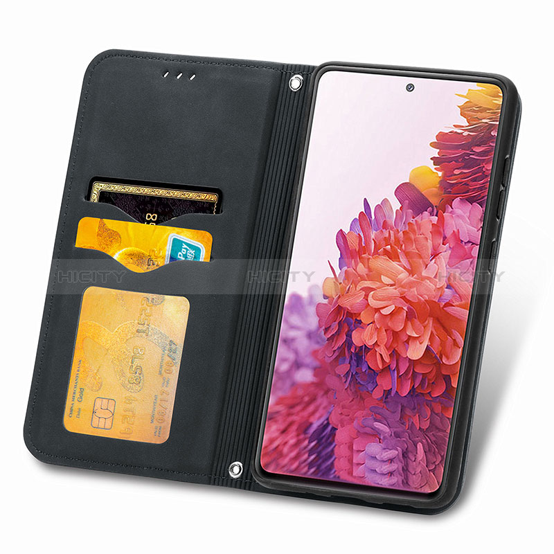 Custodia Portafoglio In Pelle Cover con Supporto S04D per Samsung Galaxy S20 Lite 5G
