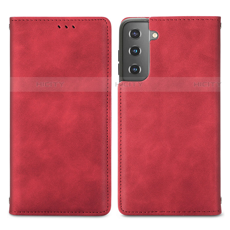 Custodia Portafoglio In Pelle Cover con Supporto S04D per Samsung Galaxy S21 5G