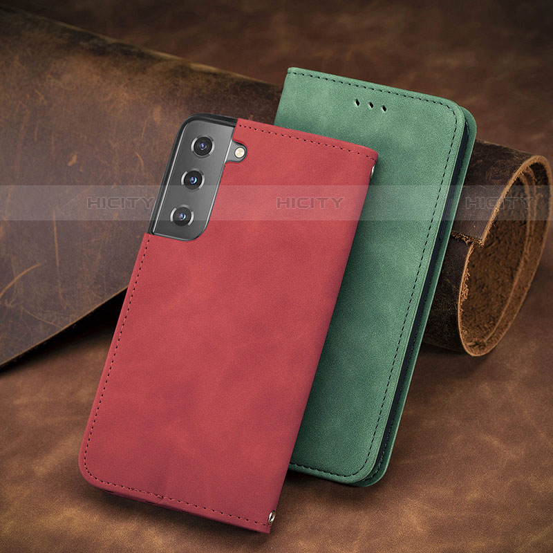 Custodia Portafoglio In Pelle Cover con Supporto S04D per Samsung Galaxy S22 5G