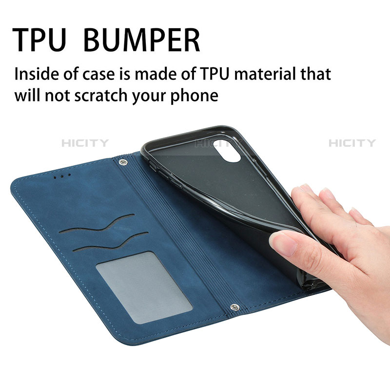 Custodia Portafoglio In Pelle Cover con Supporto S04D per Samsung Galaxy S22 5G