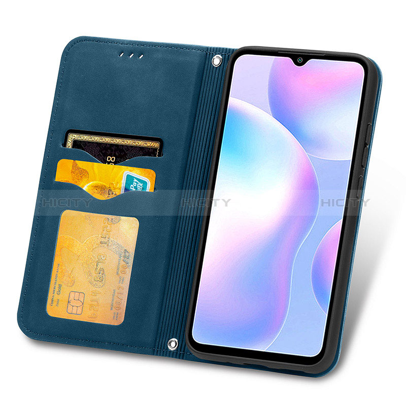 Custodia Portafoglio In Pelle Cover con Supporto S04D per Xiaomi Redmi 9AT