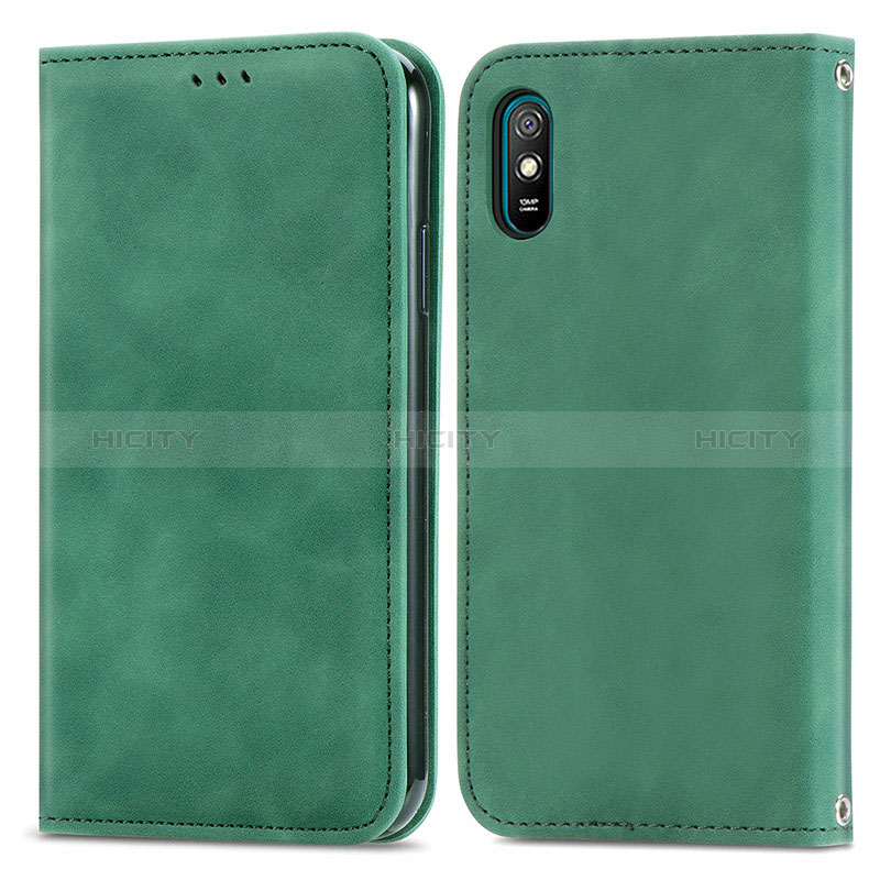 Custodia Portafoglio In Pelle Cover con Supporto S04D per Xiaomi Redmi 9AT