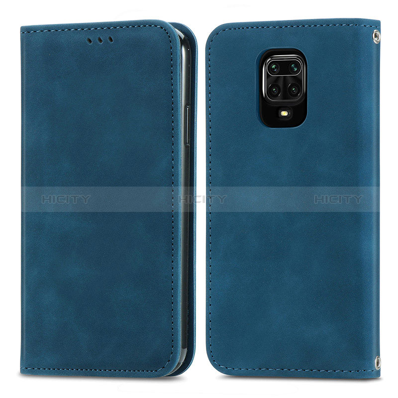 Custodia Portafoglio In Pelle Cover con Supporto S04D per Xiaomi Redmi Note 9 Pro