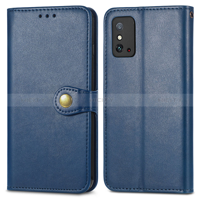 Custodia Portafoglio In Pelle Cover con Supporto S05D per Huawei Honor X10 Max 5G Blu