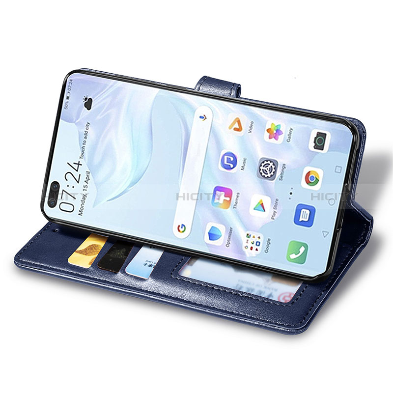 Custodia Portafoglio In Pelle Cover con Supporto S05D per Huawei P40