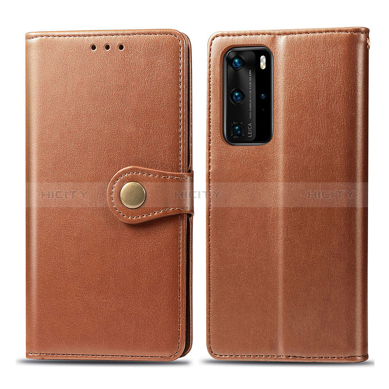 Custodia Portafoglio In Pelle Cover con Supporto S05D per Huawei P40 Pro