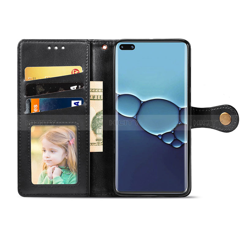 Custodia Portafoglio In Pelle Cover con Supporto S05D per Huawei P40 Pro