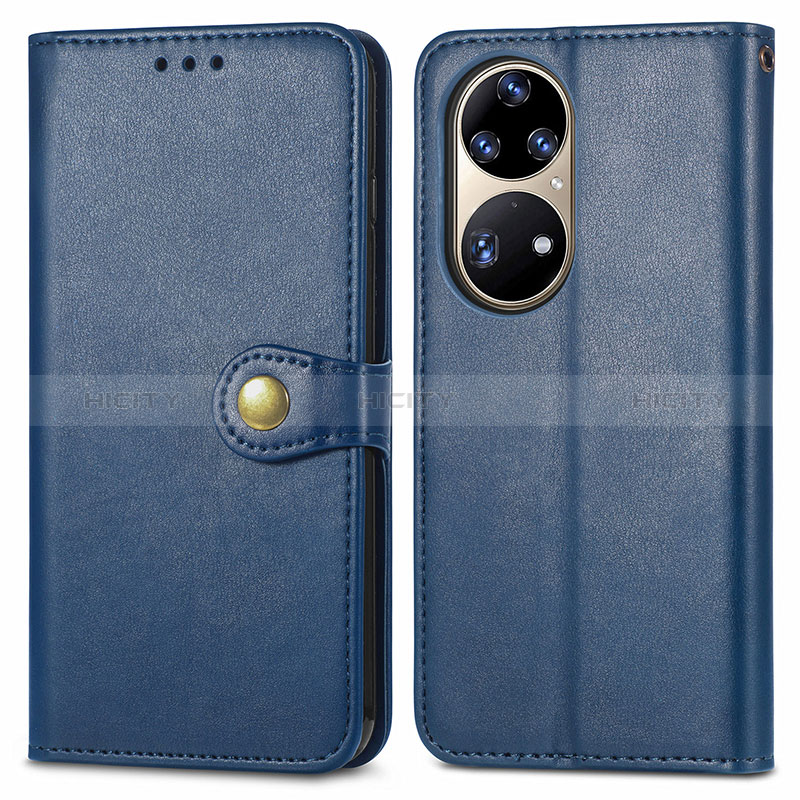 Custodia Portafoglio In Pelle Cover con Supporto S05D per Huawei P50 Pro