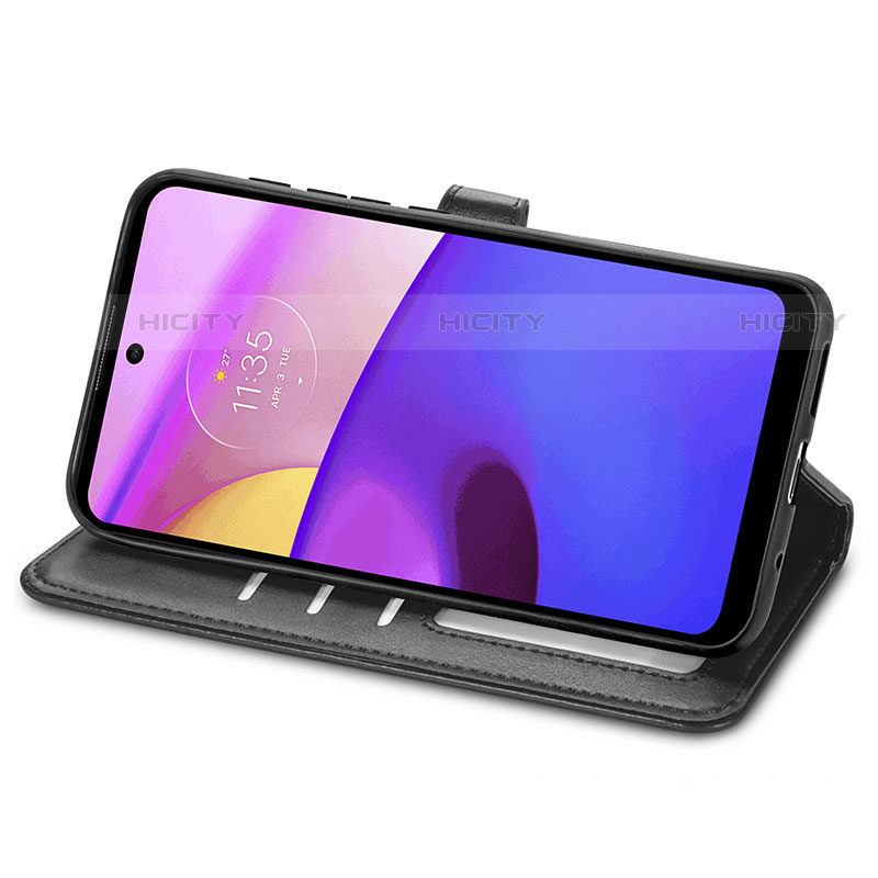 Custodia Portafoglio In Pelle Cover con Supporto S05D per Motorola Moto E40