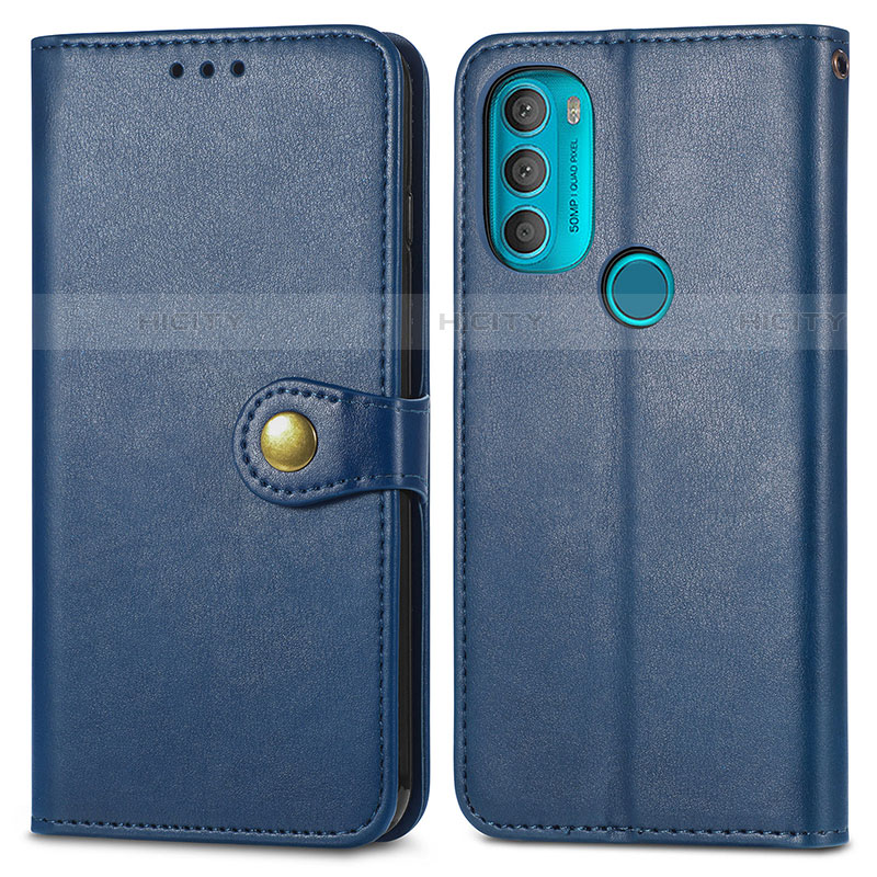 Custodia Portafoglio In Pelle Cover con Supporto S05D per Motorola Moto G71 5G