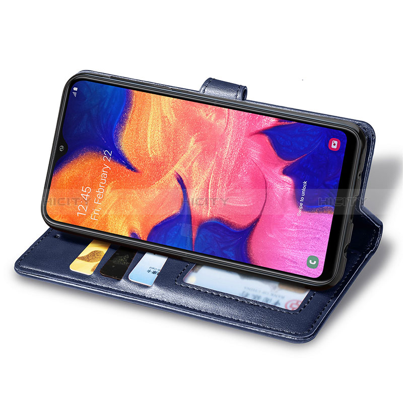 Custodia Portafoglio In Pelle Cover con Supporto S05D per Samsung Galaxy A10