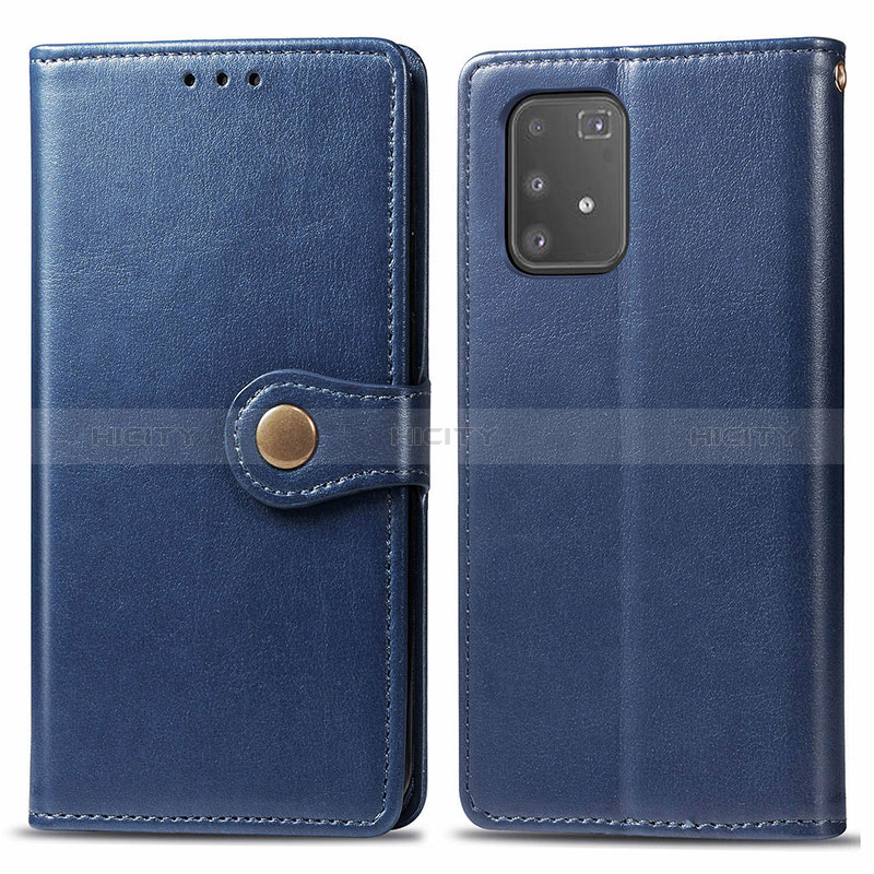 Custodia Portafoglio In Pelle Cover con Supporto S05D per Samsung Galaxy A91