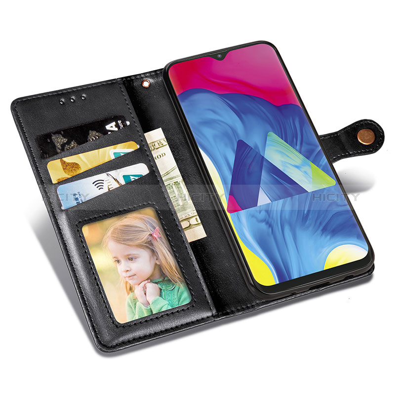 Custodia Portafoglio In Pelle Cover con Supporto S05D per Samsung Galaxy M10