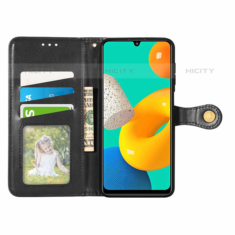 Custodia Portafoglio In Pelle Cover con Supporto S05D per Samsung Galaxy M32 4G