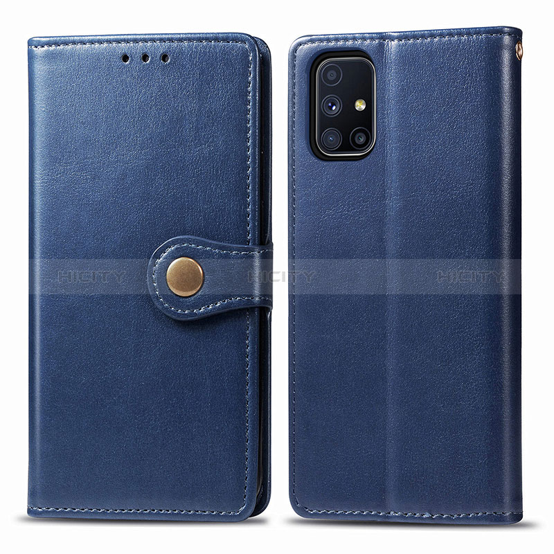 Custodia Portafoglio In Pelle Cover con Supporto S05D per Samsung Galaxy M51