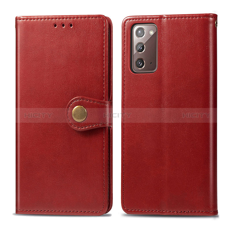 Custodia Portafoglio In Pelle Cover con Supporto S05D per Samsung Galaxy Note 20 5G