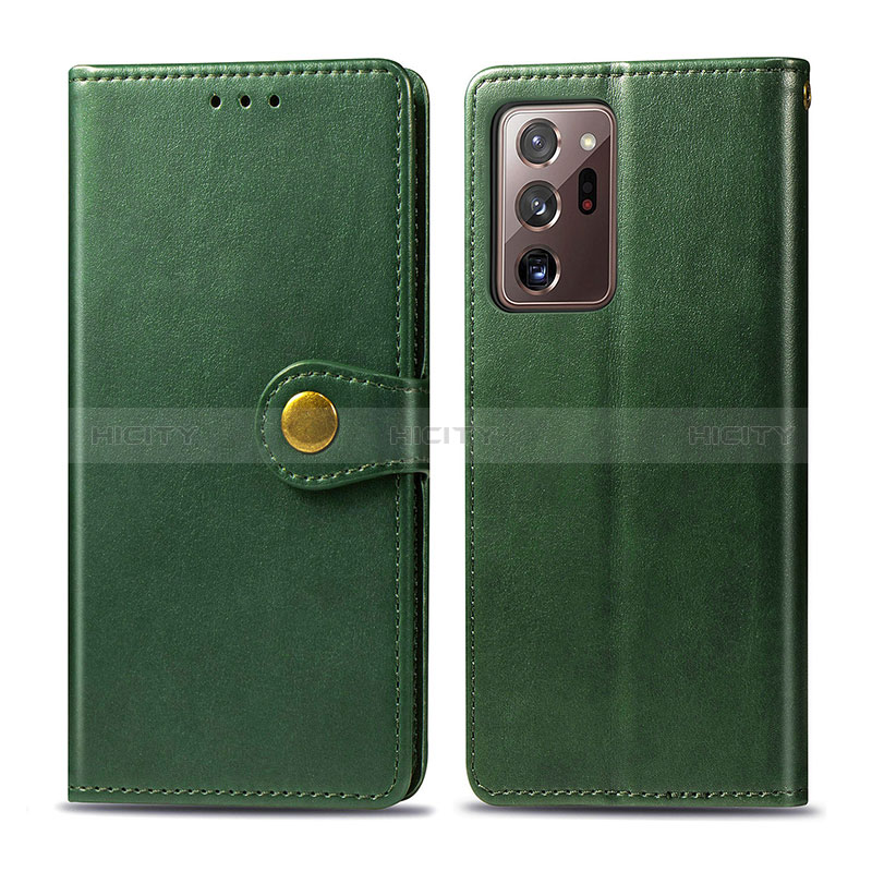 Custodia Portafoglio In Pelle Cover con Supporto S05D per Samsung Galaxy Note 20 Ultra 5G
