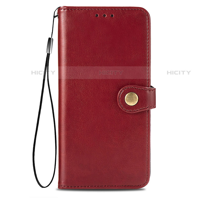 Custodia Portafoglio In Pelle Cover con Supporto S05D per Samsung Galaxy S21 Ultra 5G Rosso