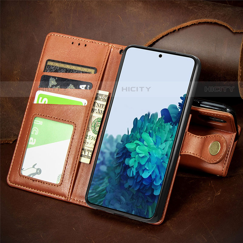 Custodia Portafoglio In Pelle Cover con Supporto S05D per Samsung Galaxy S22 Plus 5G