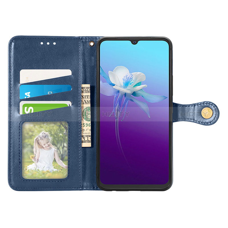 Custodia Portafoglio In Pelle Cover con Supporto S05D per Vivo V20