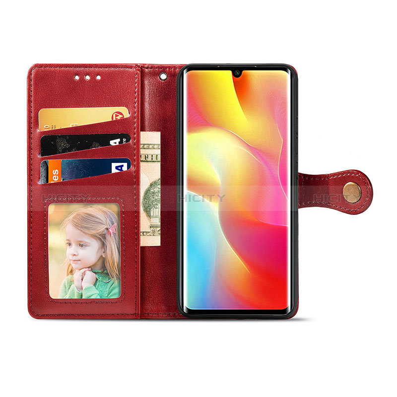 Custodia Portafoglio In Pelle Cover con Supporto S05D per Xiaomi Mi Note 10 Lite