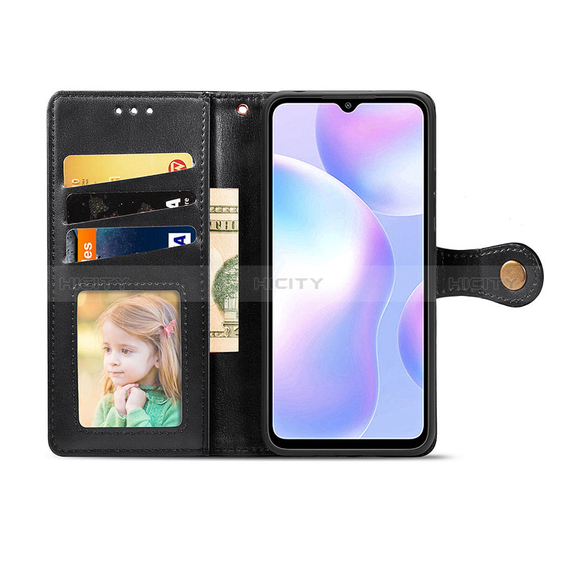 Custodia Portafoglio In Pelle Cover con Supporto S05D per Xiaomi Redmi 9AT