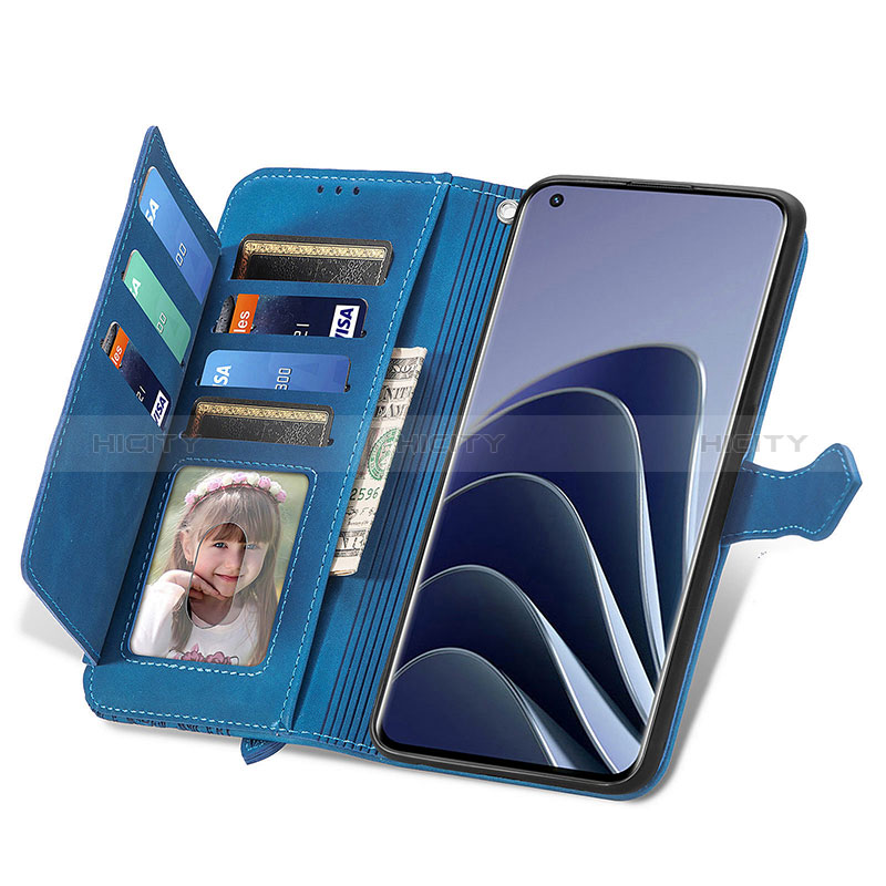 Custodia Portafoglio In Pelle Cover con Supporto S06D per OnePlus 10 Pro 5G
