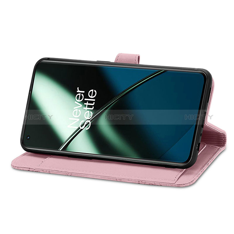 Custodia Portafoglio In Pelle Cover con Supporto S06D per OnePlus 11 5G
