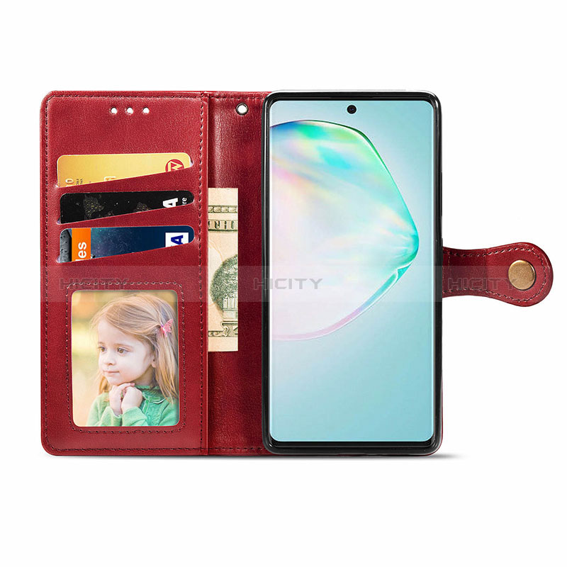 Custodia Portafoglio In Pelle Cover con Supporto S06D per Samsung Galaxy M80S