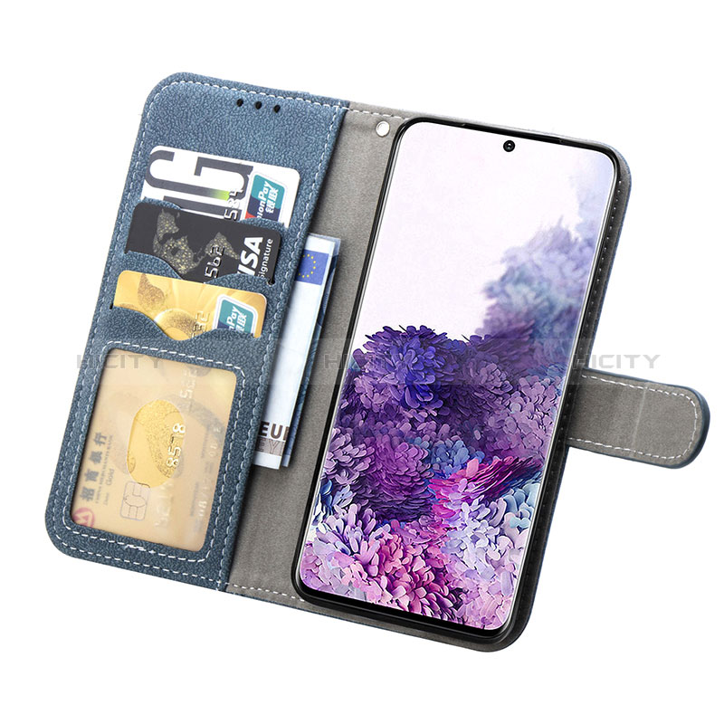 Custodia Portafoglio In Pelle Cover con Supporto S06D per Samsung Galaxy S20 Plus