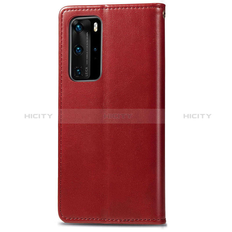 Custodia Portafoglio In Pelle Cover con Supporto S07D per Huawei P40 Pro