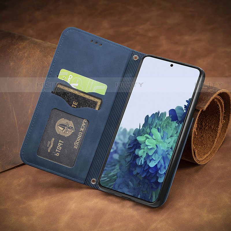 Custodia Portafoglio In Pelle Cover con Supporto S07D per Samsung Galaxy S21 Plus 5G