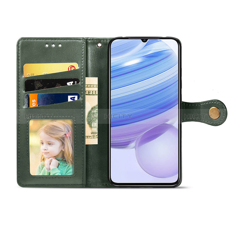 Custodia Portafoglio In Pelle Cover con Supporto S07D per Xiaomi Redmi 10X 5G