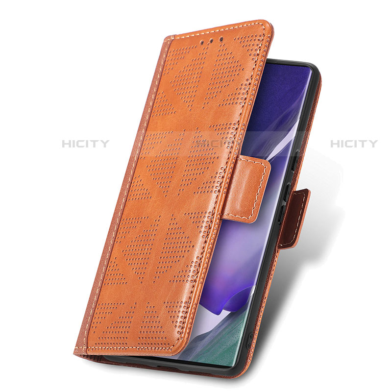 Custodia Portafoglio In Pelle Cover con Supporto S08D per Samsung Galaxy S22 Ultra 5G