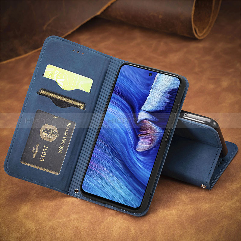 Custodia Portafoglio In Pelle Cover con Supporto S08D per Xiaomi Redmi Note 10 JE 5G