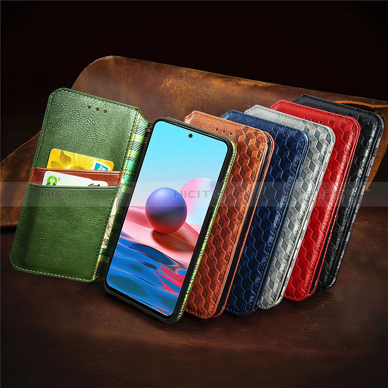Custodia Portafoglio In Pelle Cover con Supporto S09D per Xiaomi Redmi Note 10S 4G