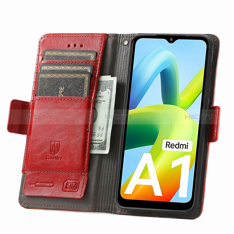 Custodia Portafoglio In Pelle Cover con Supporto S10D per Xiaomi Redmi A1